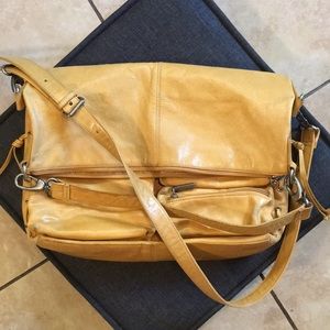 HOBO INTL. Genuine leather SATCHEL Fold-over Crossbody & Tote bag
